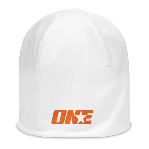 1STAR Let'em Know Outrageous White Beanie