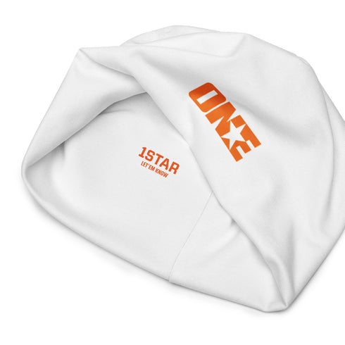 1STAR Let'em Know Outrageous White Beanie