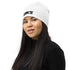1STAR Let'em Know White Beanie