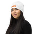 1STAR Let'em Know Outrageous White Beanie