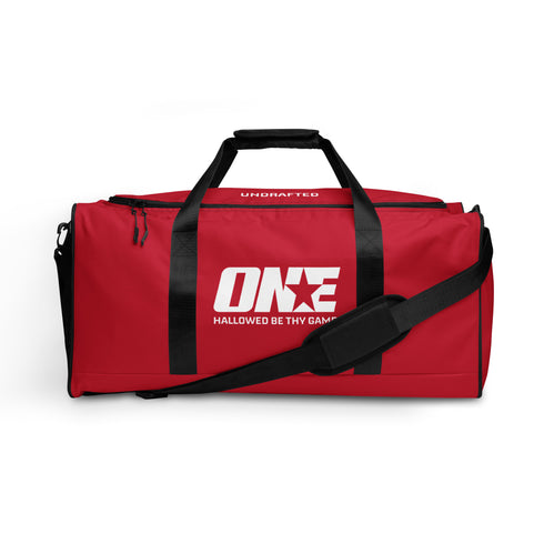 1STAR Undrafted Crimson Duffle Bag