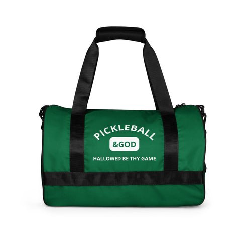 Pickleball &GOD Emerald Gym Bag