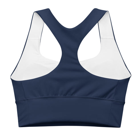 1STAR Mid Navy Longline Sports Bra