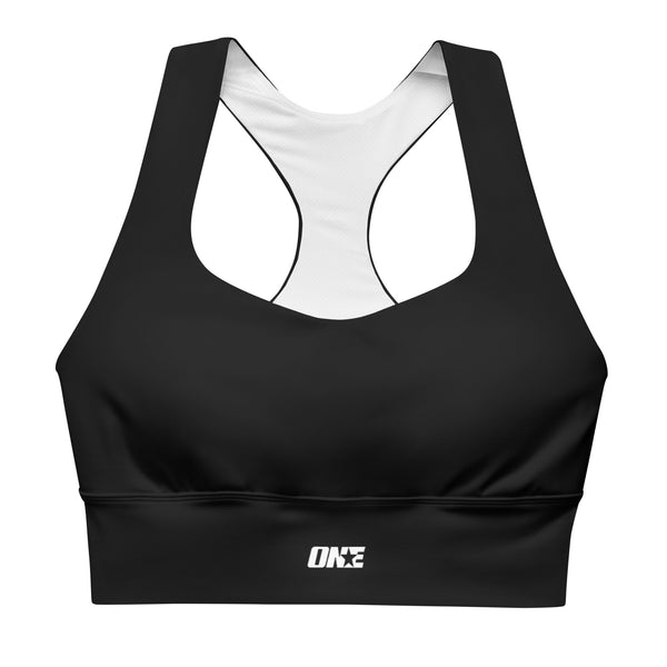 1STAR Mid Onyx Longline Sports Bra