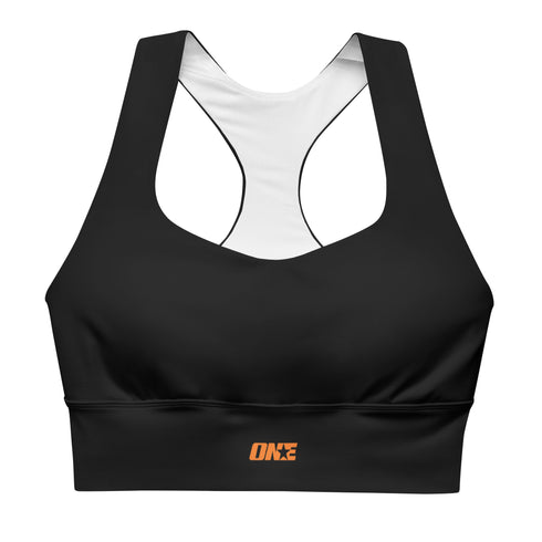 1STAR Mid Outrageous Onyx Longline Sports Bra
