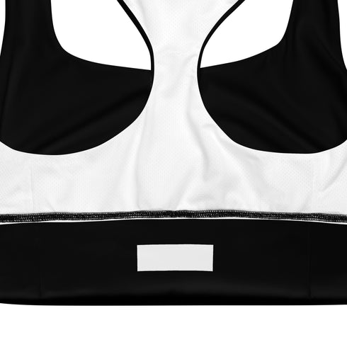 1STAR Mid Onyx Longline Sports Bra