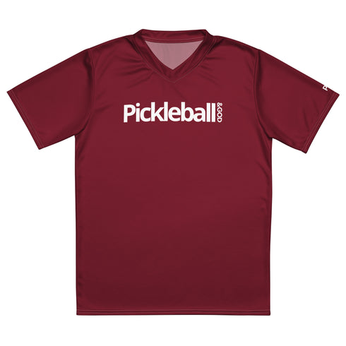 Pickleball &GOD Rust Recycled Sports Jersey T-Shirt