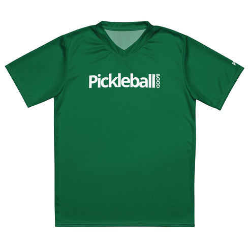 Pickleball &GOD Emerald Recycled Sports Jersey T-Shirt