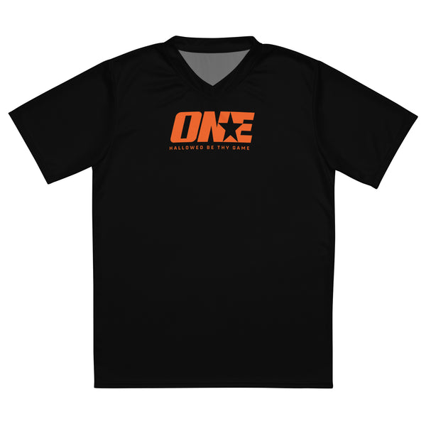 1STAR Outrageous Black Sports Jersey T-Shirt