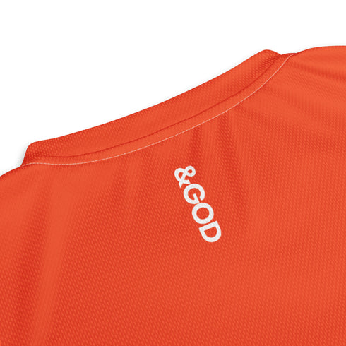 Basketball &God Outrageous Recycled Sports Jersey T-Shirt