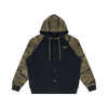 BG Unisex Camo-Splice Raglan Zip Hoodie