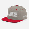 Heather Grey/ Red