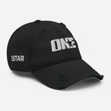 1STAR Distressed Dad Cap