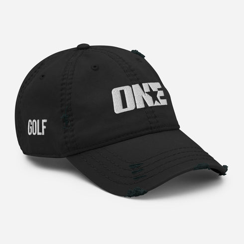1STAR Golf Distressed Dad Cap
