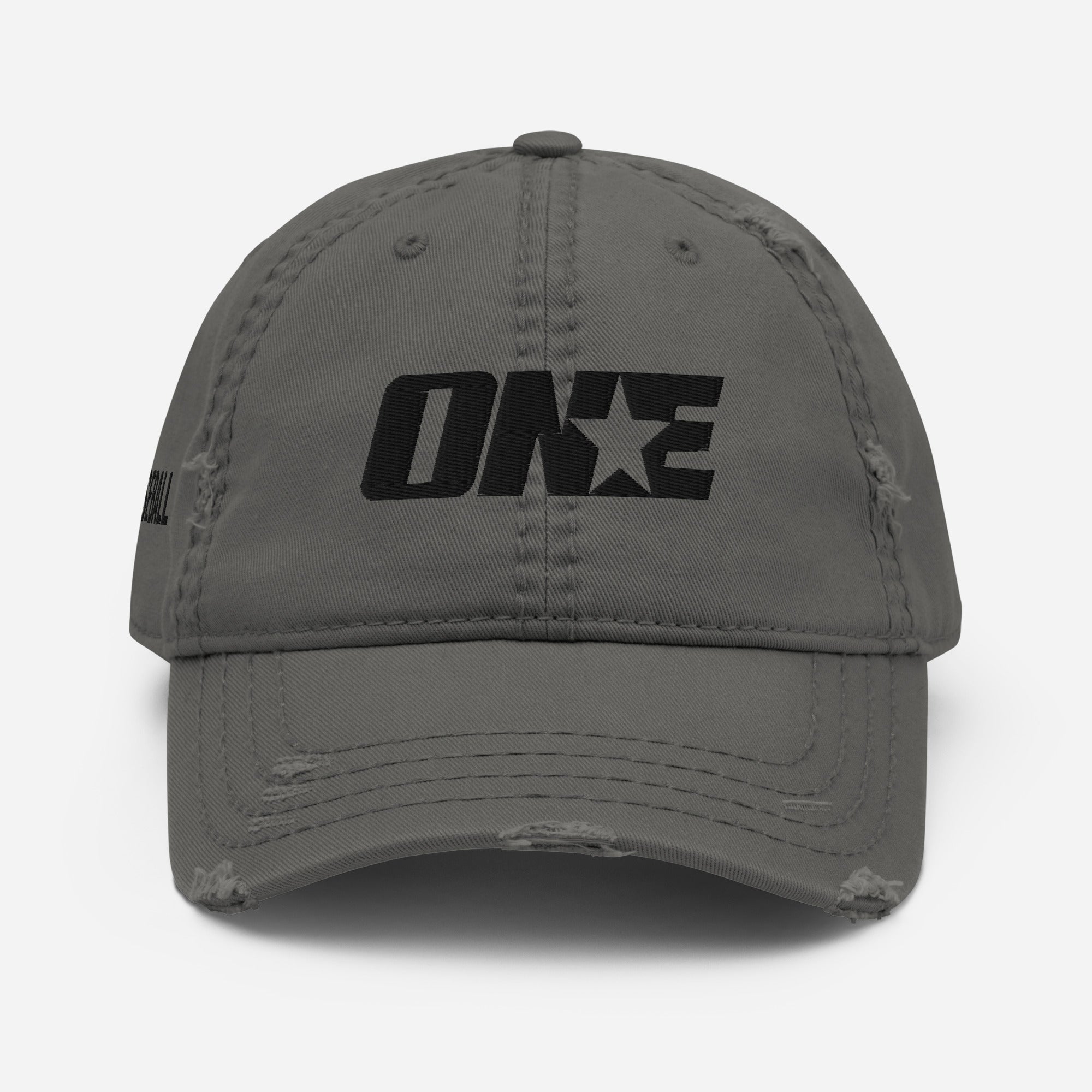 Baseball 1STAR Distressed Dad Cap