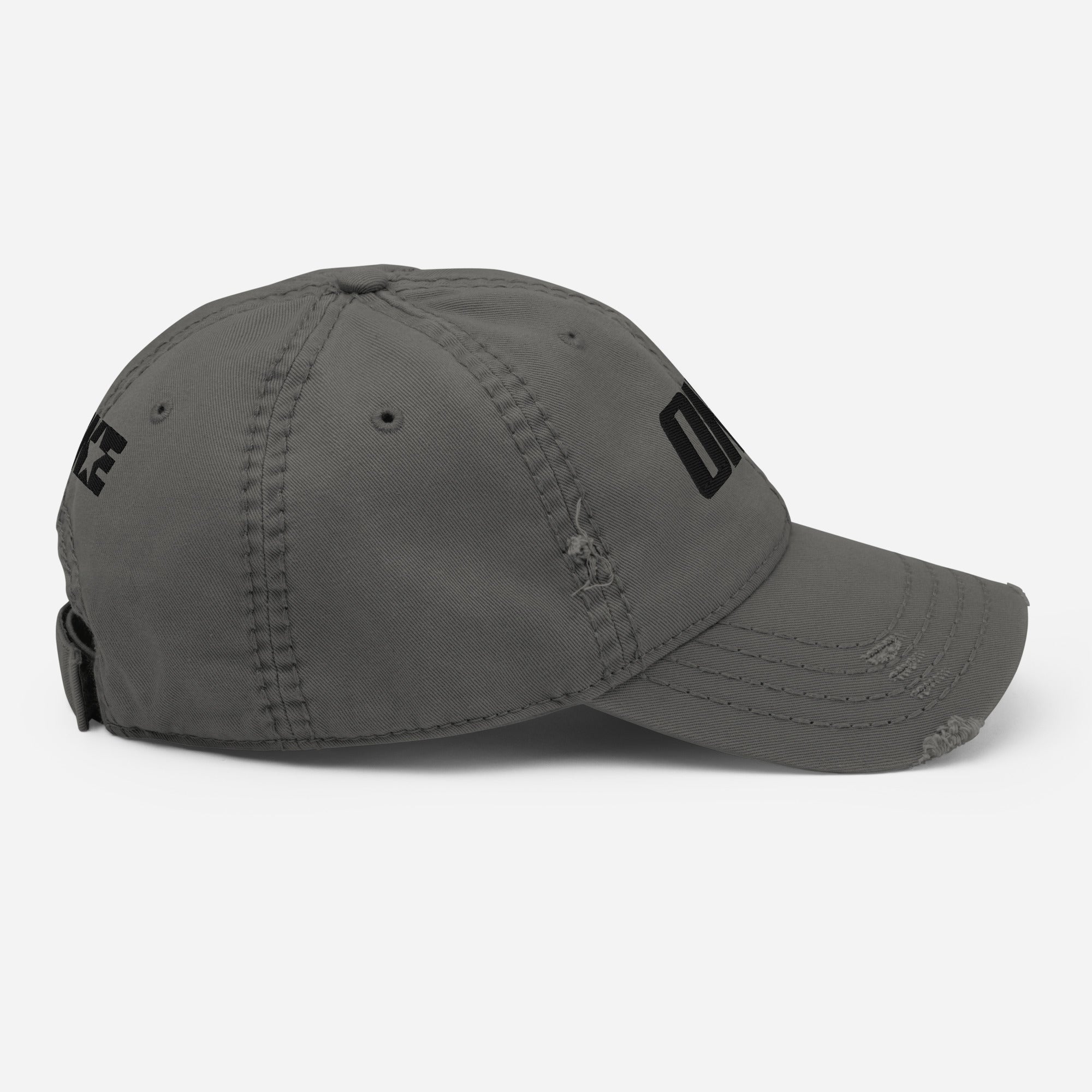 Baseball 1STAR Distressed Dad Cap