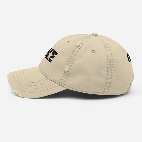 Volleyball 1STAR Distressed Dad Cap