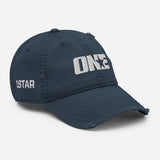 1STAR Distressed Dad Cap