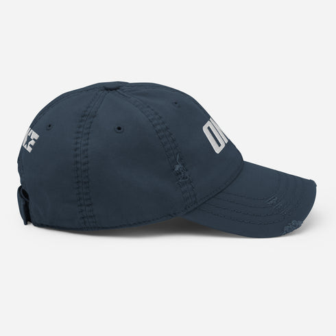 Baseball 1STAR Distressed Dad Cap