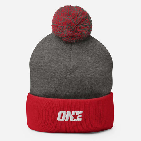 1STAR Pom-Pom Beanie