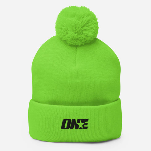 1STAR Pom-Pom Beanie