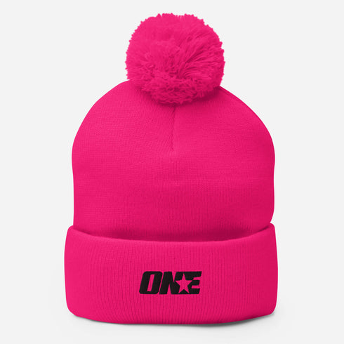 1STAR Pom-Pom Beanie