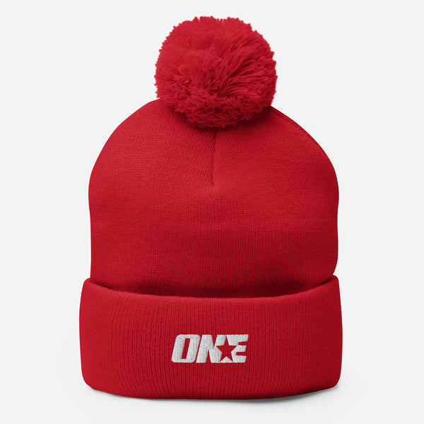 1STAR Pom-Pom Beanie