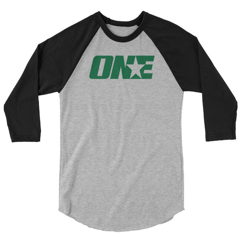1STAR Emerald Logo 3/4 Sleeve Raglan T-Shirt