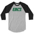 1STAR Emerald Logo 3/4 Sleeve Raglan T-Shirt
