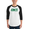 1STAR Emerald 3/4 Sleeve Raglan T-Shirt