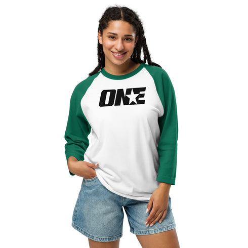 1STAR Logo 3/4 Sleeve Raglan T-Shirt
