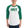 1STAR Emerald 3/4 Sleeve Raglan T-Shirt