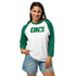 1STAR Emerald Logo 3/4 Sleeve Raglan T-Shirt