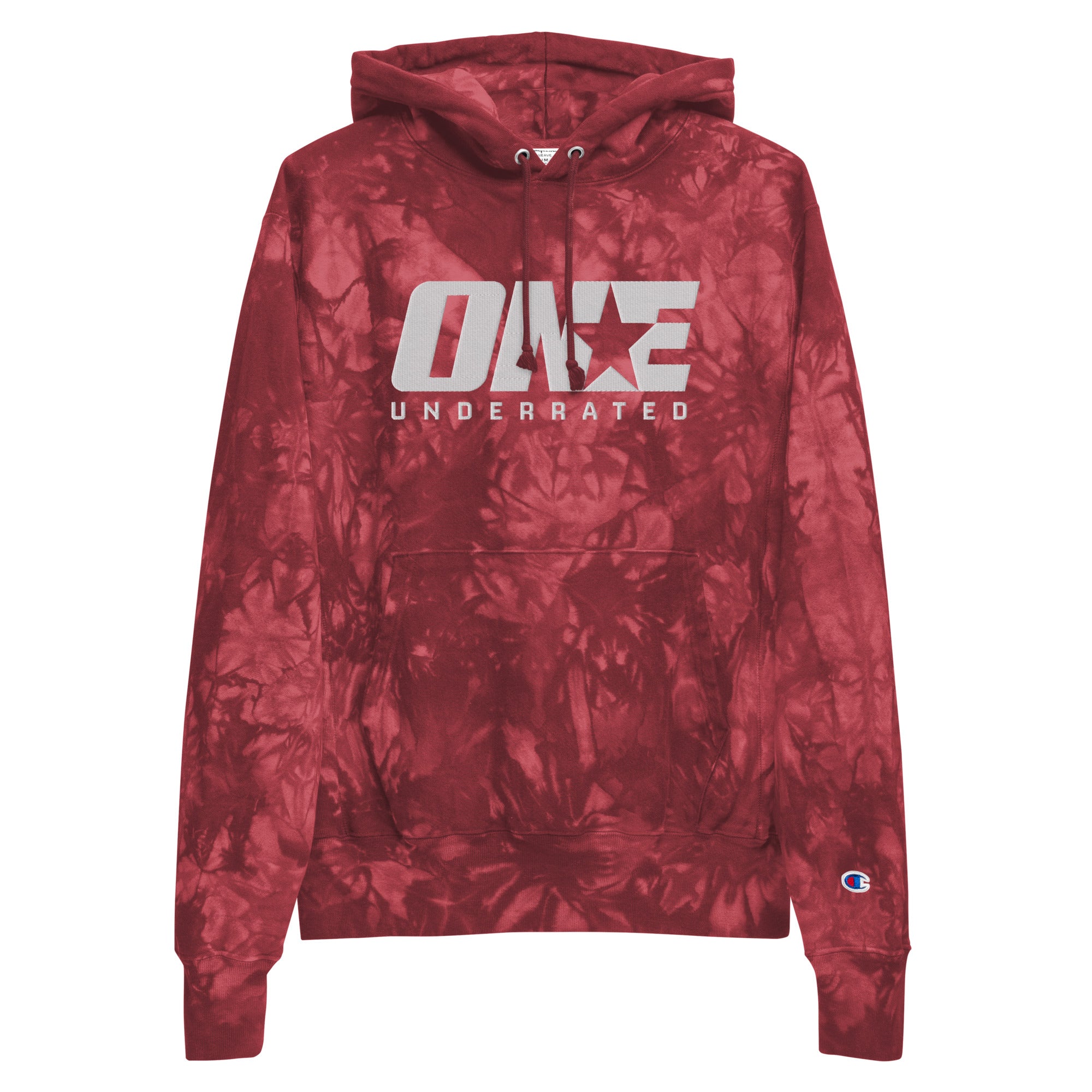 1STAR Underrated Champion Tie-dye Hoodie