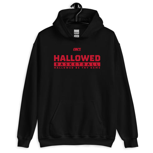 Hallowed Basketball Crimson Hoodie