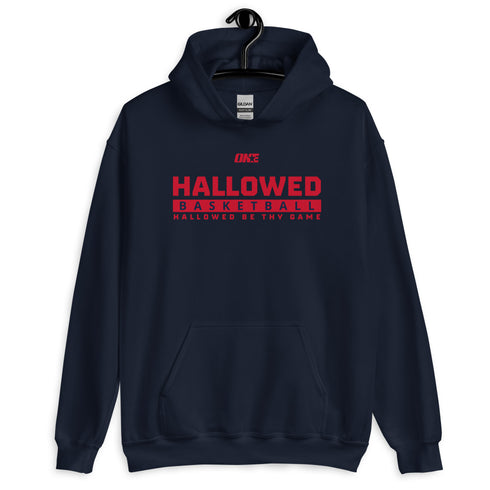 Hallowed Basketball Crimson Hoodie