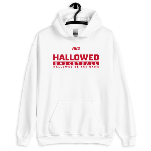 Hallowed Basketball Crimson Hoodie