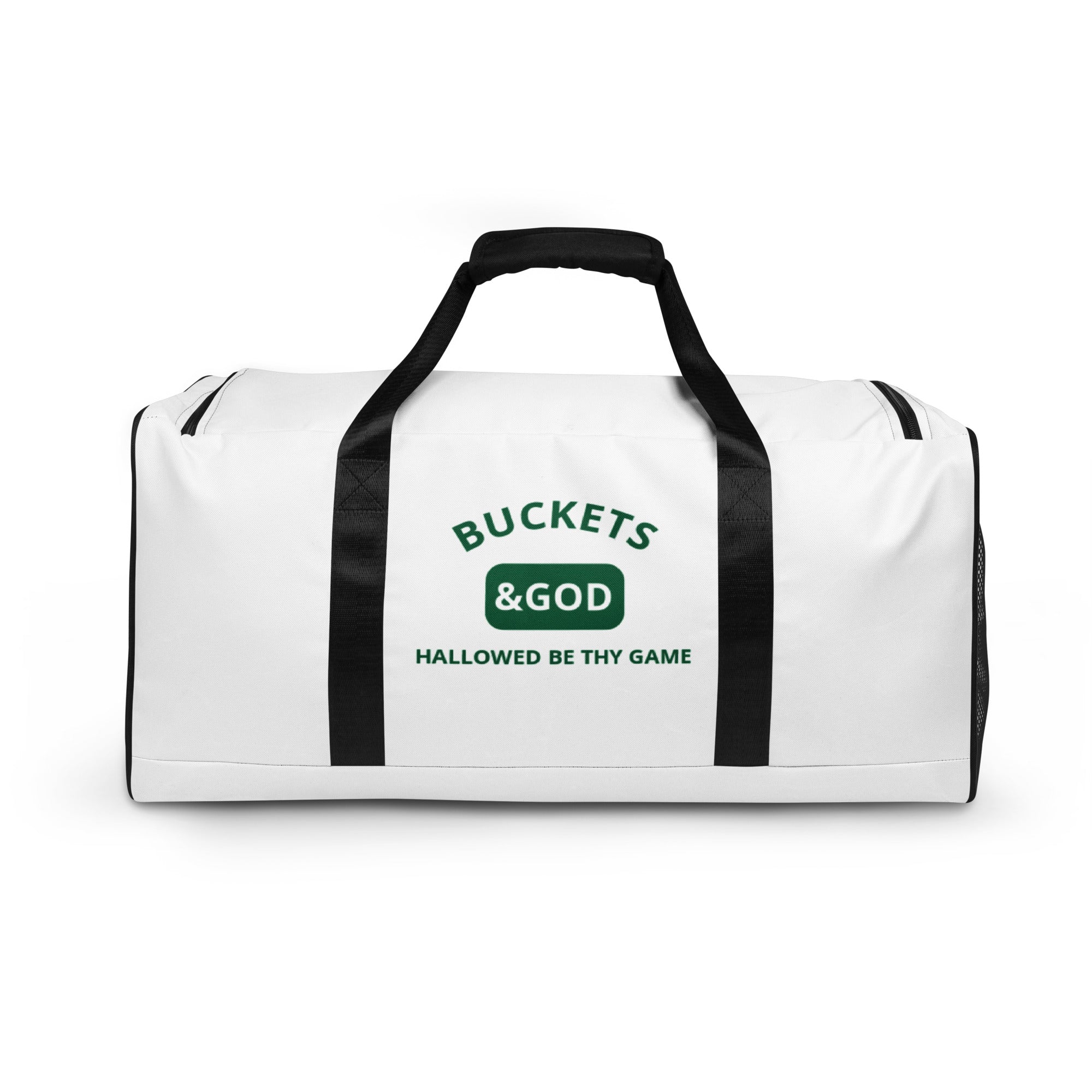 Buckets &God Shamrock Duffle Bag