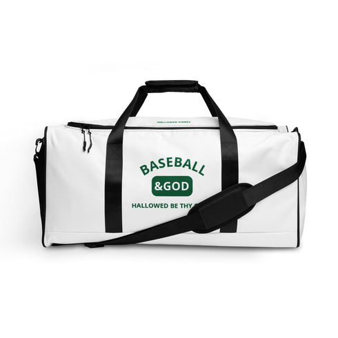 Baseball &God Shamrock Duffle Bag