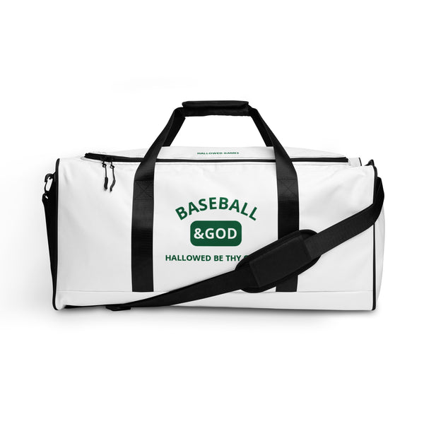 Baseball &God Shamrock Duffle Bag