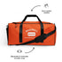 Baseball &God Orange Duffle Bag