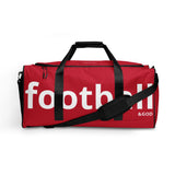 Football &God Crimson City Duffle Bag