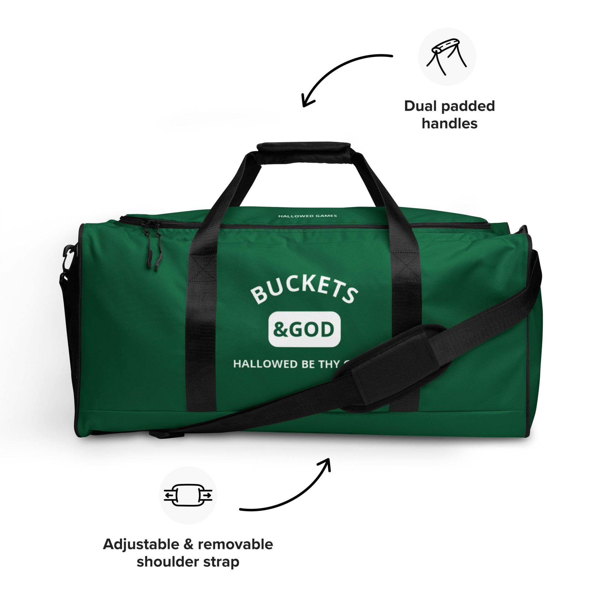 Buckets &God Irish Duffle Bag