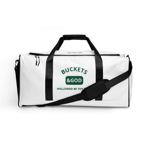 Buckets &God Shamrock Duffle Bag