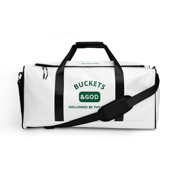 Buckets &God Shamrock Duffle Bag