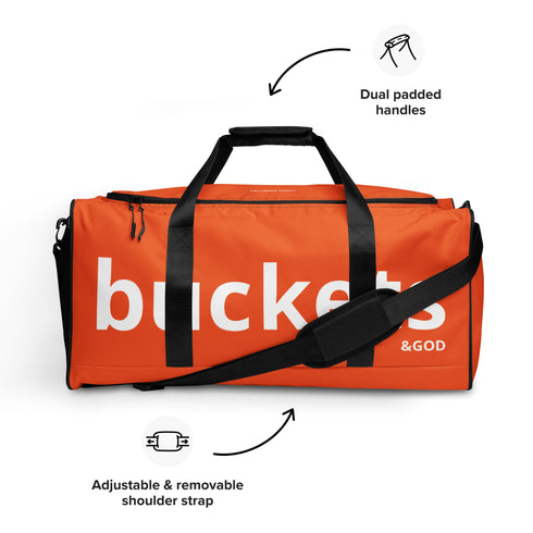 Buckets &God Orange City Duffle Bag