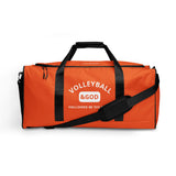 Volleyball &God Orange Duffle Bag