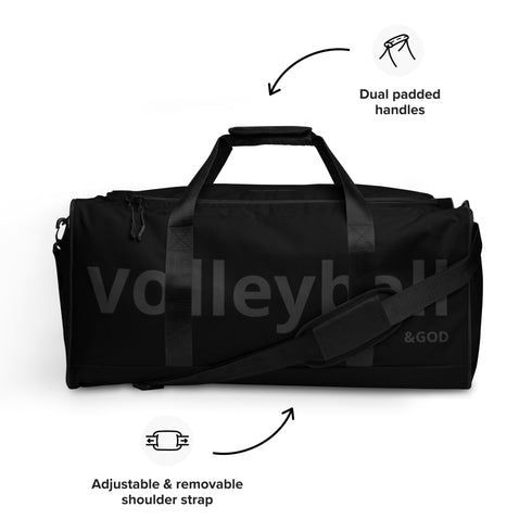 Volleyball &God Essential City Duffle Bag