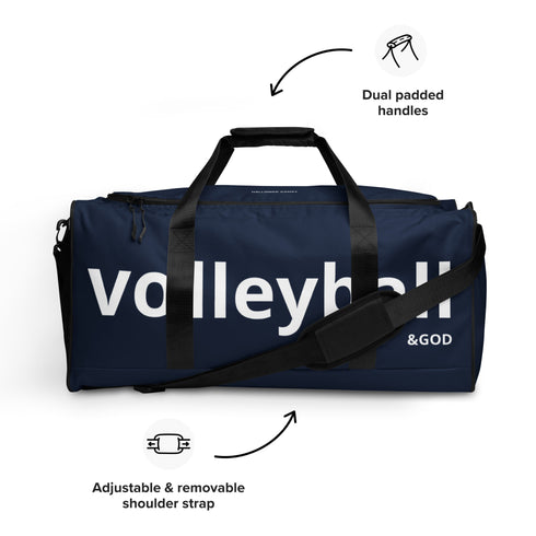 Volleyball &God Classic City Duffle Bag