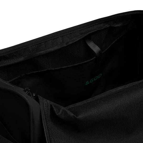 Volleyball &God Evergreen Duffle Bag